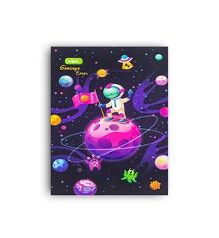 دفترچه یادداشت80 برگ کلیپس طرح goodbye earth