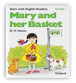 start with english readers mary and her basket(رهنما)