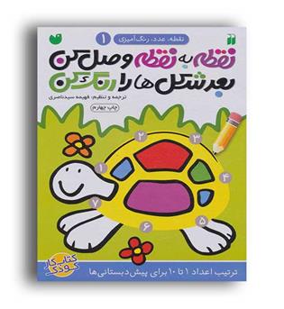 نقطه ب نقطه وصل کن بعد شکل ها را رنگ کن ج 1(ذکر)